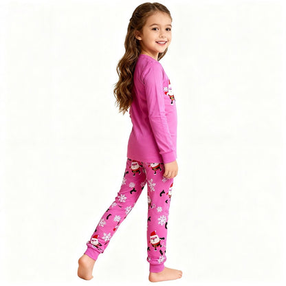 Boys Girls Christmas Long Sleeve Pajama Sets Kids Santa Claus Pjs Baby Pijamas Children Soft Sleepwear For "Merry Christmas";;VERDADEIRO;;"CR1707,10T