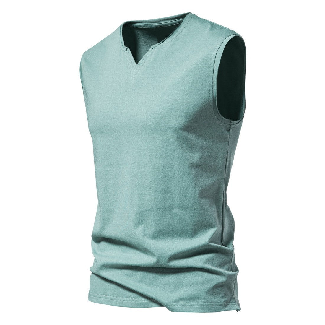 Men's Workout Tank Tops Athletic Training Gym Shirts Vest Cotton Sleeveless T-Shirt