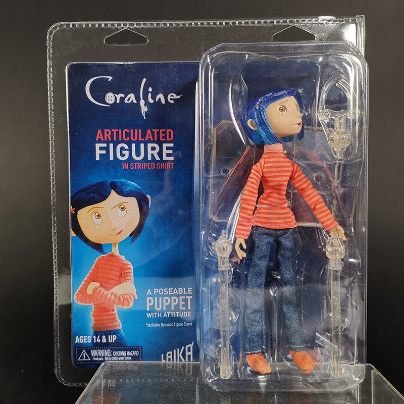 NECA Coraline & the Secret Door Coraline Joints Moveable Action Figure Toy