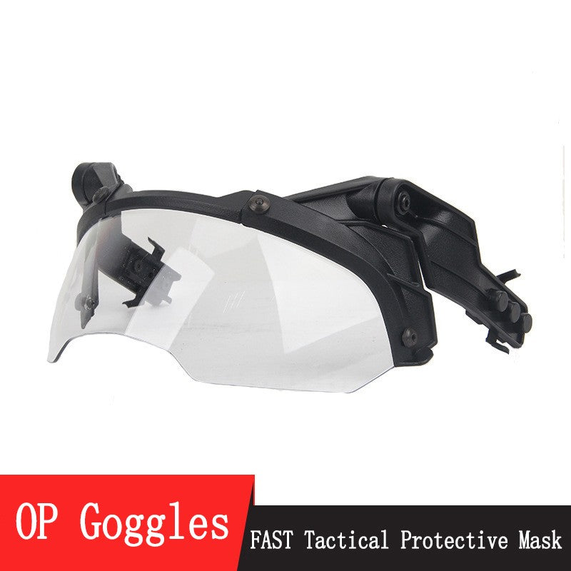 Óculos Táticos para Capacete FAST Guide Destacáveis 90 graus Capacete FAST AF Guia Antiembaçante e Antitumulto Óculos de Proteção OP CS