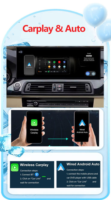For BMW X5 F15 X6 F16 2014 - 2018 NBT/EVO System Car Radio Multimedia Player Android 14 GPS Navigation 4G BT Carplay Auto Tools