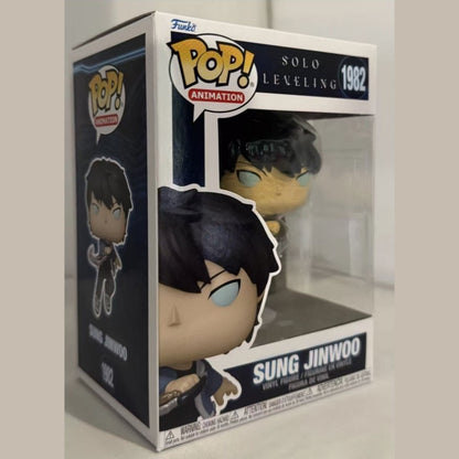 Official Genuine Funko Pop Solo Leveling Sung Jin-Woo Action Doll Model 1982 Limited Edition Hidden Item Vinyl Dolls Gift Toys