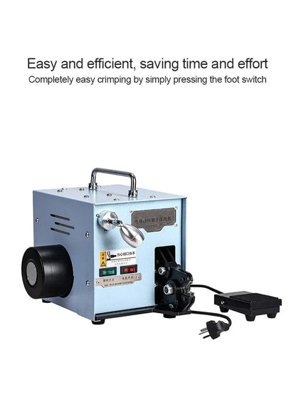 Electric Cold Press Terminal Machine Scattered Terminal Crimping Machine Tubular Insulation Terminal with Exchangeable Die Sets