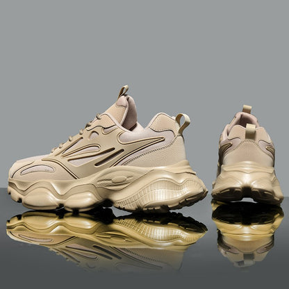 Tênis Masculino de Caminhada Esportiva de Alta Qualidade, Tamanho Grande 48, Plataforma, Tênis Casual Masculino, Tênis Moderno para Uso Externo