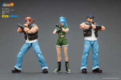 [Pré-venda] 1/18 JOYTOY Boneco de Ação SNK KOF'98UM Ikari Warriors Team Anime Modelo de Brinquedo
