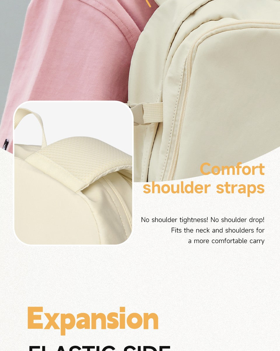 Mochila LEE de grande capacidade para viagem, para notebook de 15,6 polegadas, à prova d'água, de nylon casual, para adolescentes, faculdade, escola, masculino e feminino