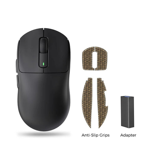 Mouse Gamer Sem Fio Kysona M600 PAW3395 Bluetooth Esports 55g 26000DPI 6 Botões Óptico PAM3395 para Laptop PC