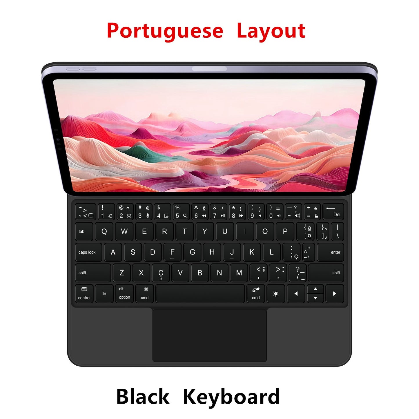 Capa Smart Magnetic Book Folio Magic Keyboard para iPad 11ª 10ª Geração 2025 iPad A16 11ª 11" A3354 A3355 A3356 A2696