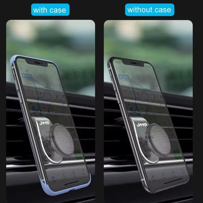 Magnetic Car Phone Holder Air Vent Clip Mount For Jeep Renegade Compass Grand Cherokee Wrangler jk Gladiator Car Accessories
