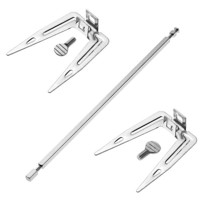 Chicken Roasting Rack Barbecue Rotisserie Spit Oven Air Fryer Fork Rotating