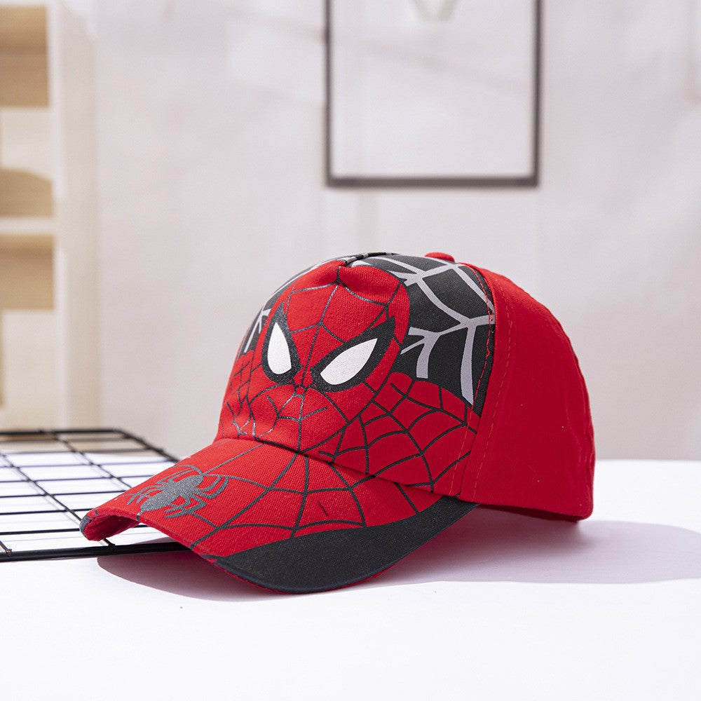 Boné de beisebol Homem-Aranha 2-8 anos Boné de beisebol infantil Hip Hop Street Snapback Homem-Aranha Desenho Animado Chapéu de Sol Viagem Presente de Aniversário Infantil