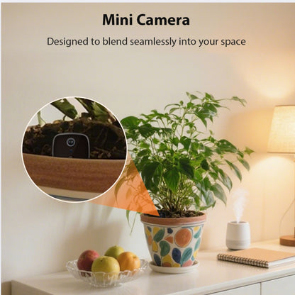 Mini 4G Wireless Security Camera with SIM Card, Battery Powered, Night Vision, Human Detection, Indoor Outdoor Use Mini Cam