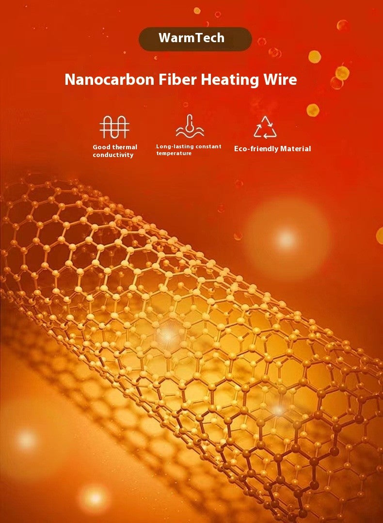 Smart Graphene Heating Jacket Outdoor Unisex Fleece Lined Electric USB Warmth Motorcycle Rider Vest Cycling Traveling Jacket