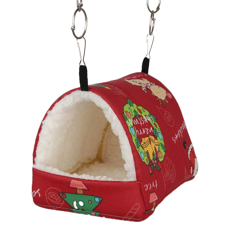 Rede para Hamster, Hamster Urso Dourado, Petauro-do-Açúcar, Papagaio, Ninho Grosso para Pássaros Pequenos, Saco de Dormir Quente de Inverno, Esquilo