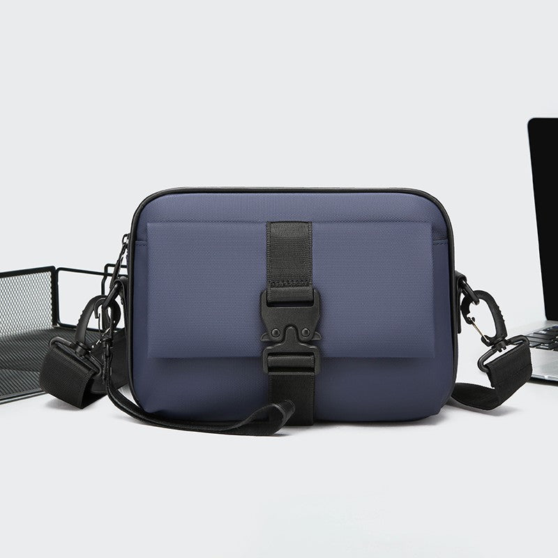 High Quality Soft PU Leather Men's Shoulder Bag Fashion Small Handbag Casual Male Day Clutch Bag