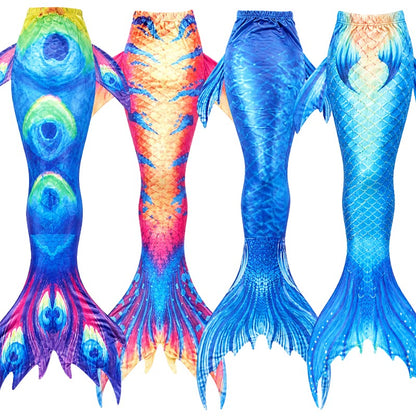 Beauty Fish Tail Cosplay Swimsuit Beach Swimmer Mermaid Costume (Excluding Fins) Halloween Costume