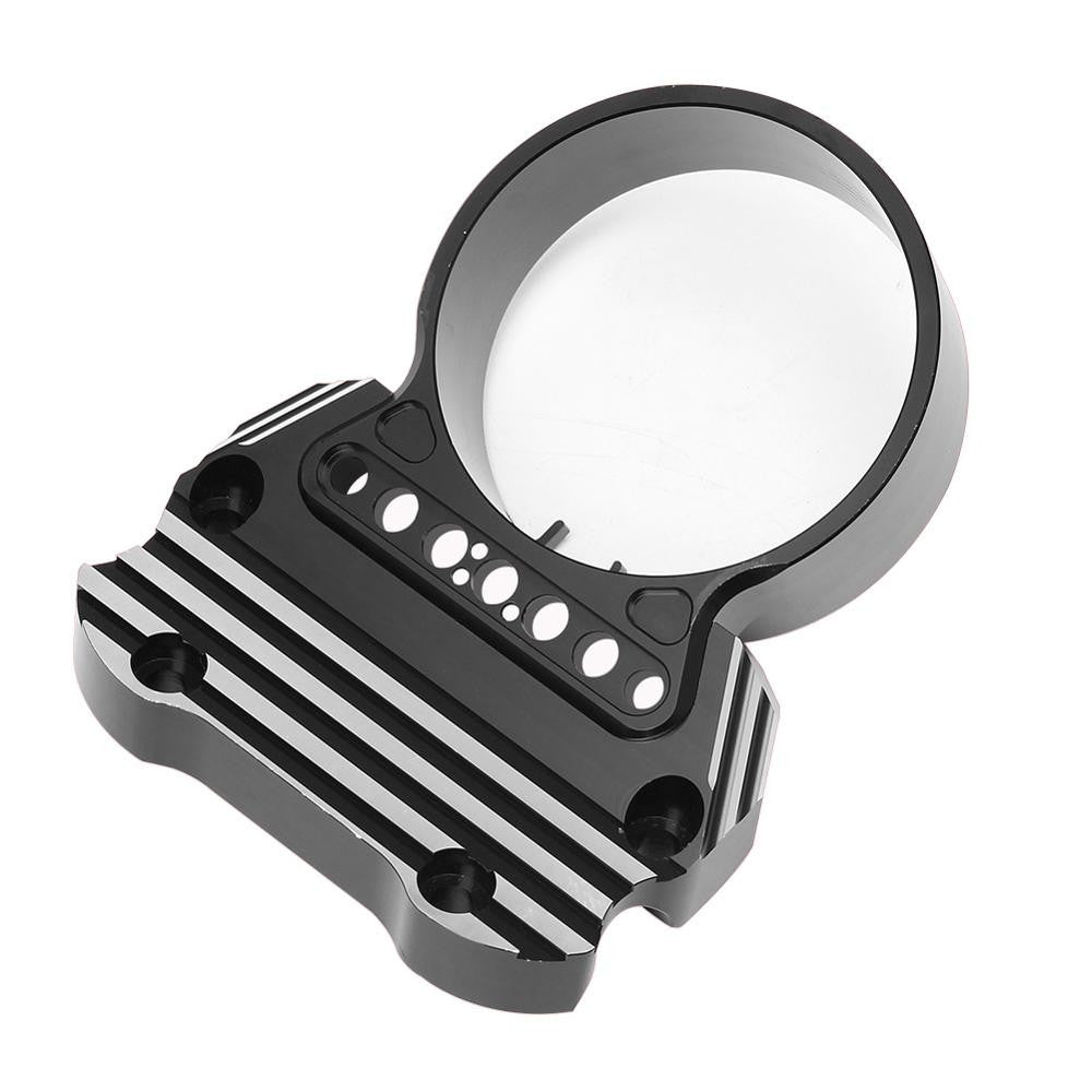 Suporte de Instrumentos de Alumínio CNC Preto para Motocicletas Harley Sportster Iron XL883 Custom Low 1200 48 72