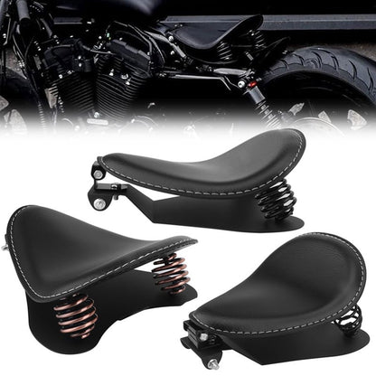 Suporte de Assento Solo para Motocicleta com Assento de Mola para Harley Custom Chopper Bobber Honda Yamaha Kawasaki Suzuki Universal