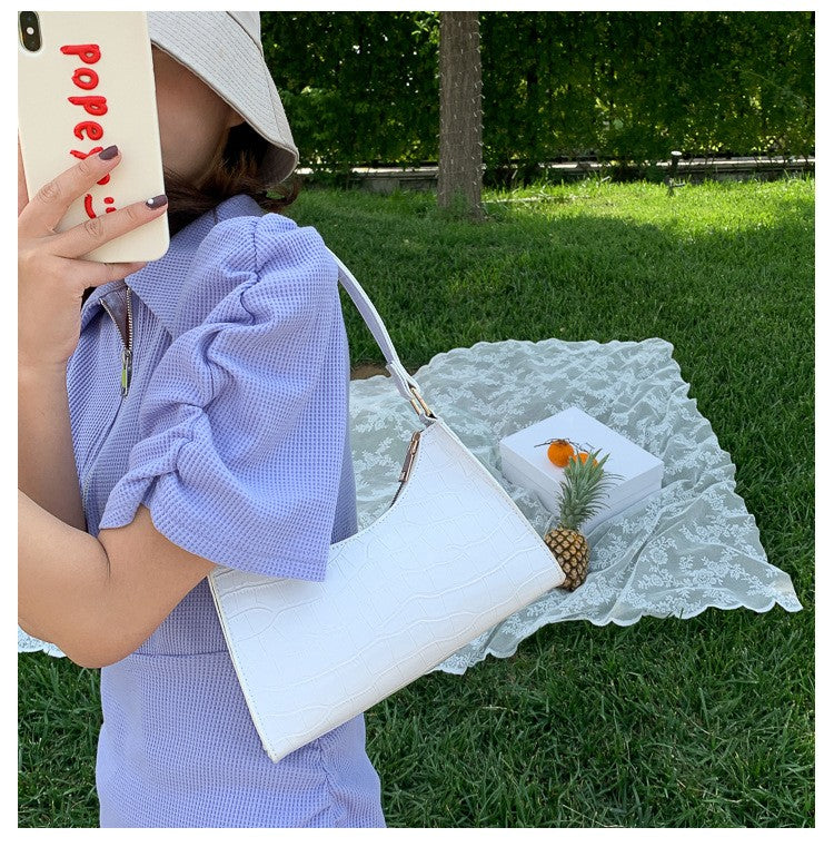 Fashion Exquisite Shopping Bag Retro Casual Women Totes Shoulder Bags Female Leather Solid Color Chain Handbag for Women 2024