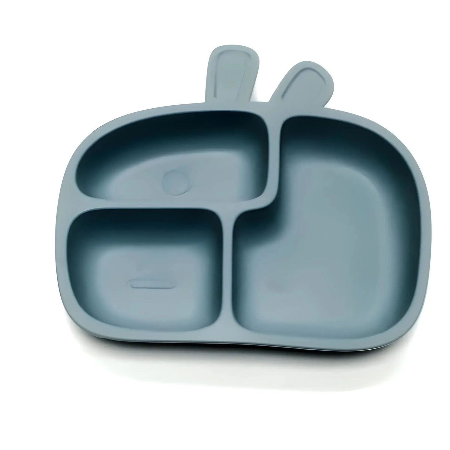 Silicone Baby Dinner Plate Food Grade Baby Supplement Bowl Set Children's Divided Dinner Plate Suction Cup One Piece