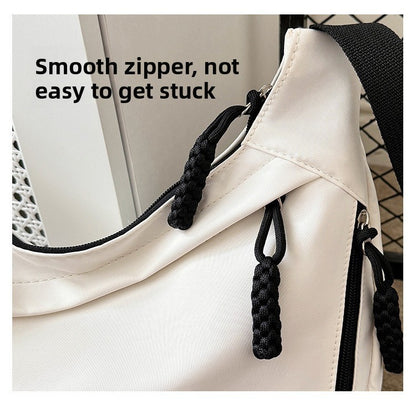 New Crossbody Bag Large Capacity Casual Shoulder Bag Versatile Nylon Dumpling Bag for Women Autumn Winter Fashion