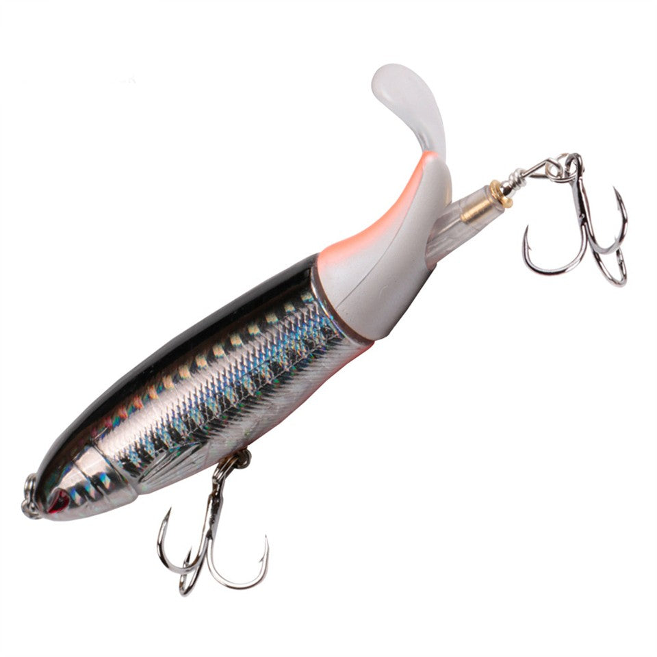Iscas de Pesca Popper Propeller Topwater 13g Isca Artificial Hard Crankbait Wobblers Cauda Rotativa Acessórios de Pesca