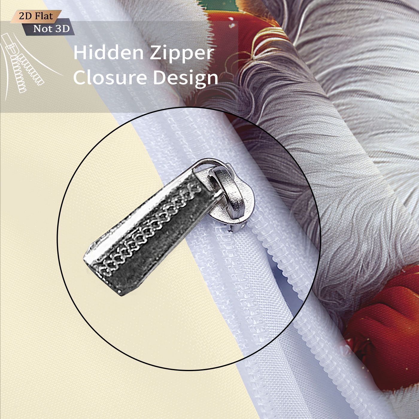 3pcs Merry Christmas Santa Claus print coreless bedding set multiple size bedrooms bedding holiday decorations, machine washable