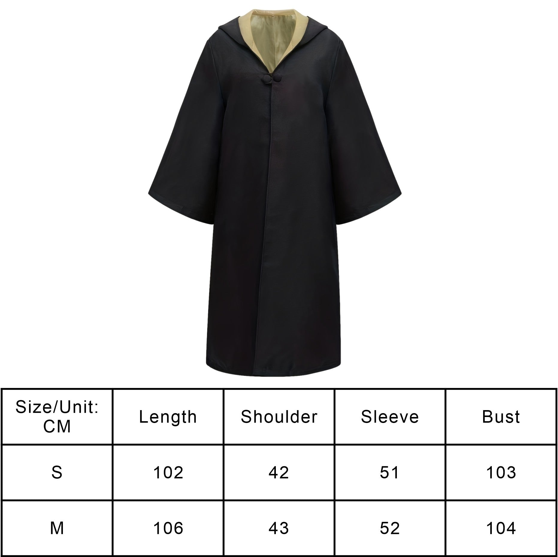 Hooded Wizard Robe Cloak Unisex Halloween Cosplay Costume Long Cape with Multi-Color Lining for Adults Carnival Party Outfits