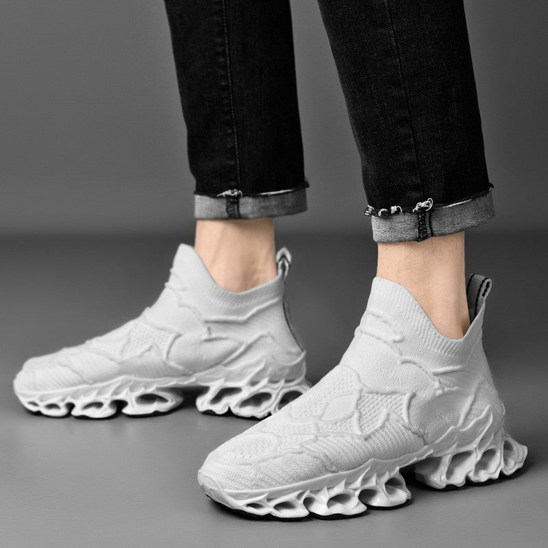 Tênis Masculino Casual Masculino Tênis Masculino de Luxo Tênis Masculino de Corrida Respirável Sapatos da moda Loafers Tênis de corrida para homens