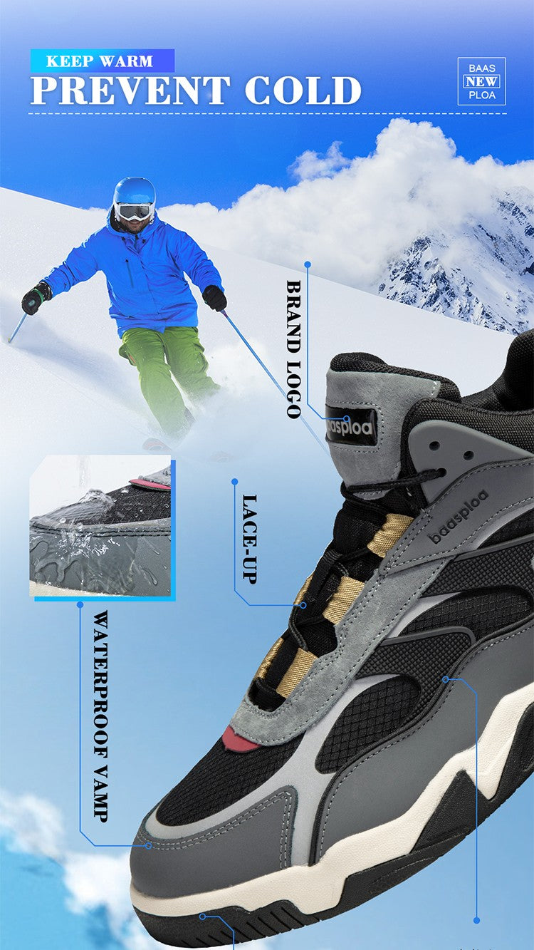 Baasploa New Men's Shoes Outdoors Walking Sneakers Waterproof Shoes Comfort Tenis for Men Non-Slip