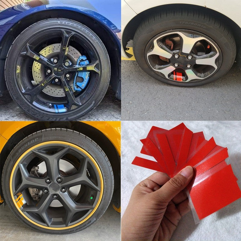 6 Adesivos de Carro Reflexivos para Cubo de Roda Decalques Resistentes Tampa Acessório Exterior Decoração de Carro para Dodge Chrysler Jeep