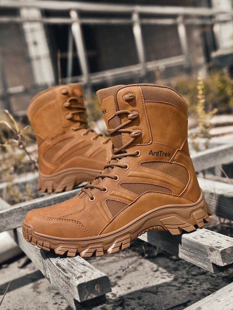 Botas de Caminhada Masculinas de Cano Alto, Casuais, Confortáveis e Quentes