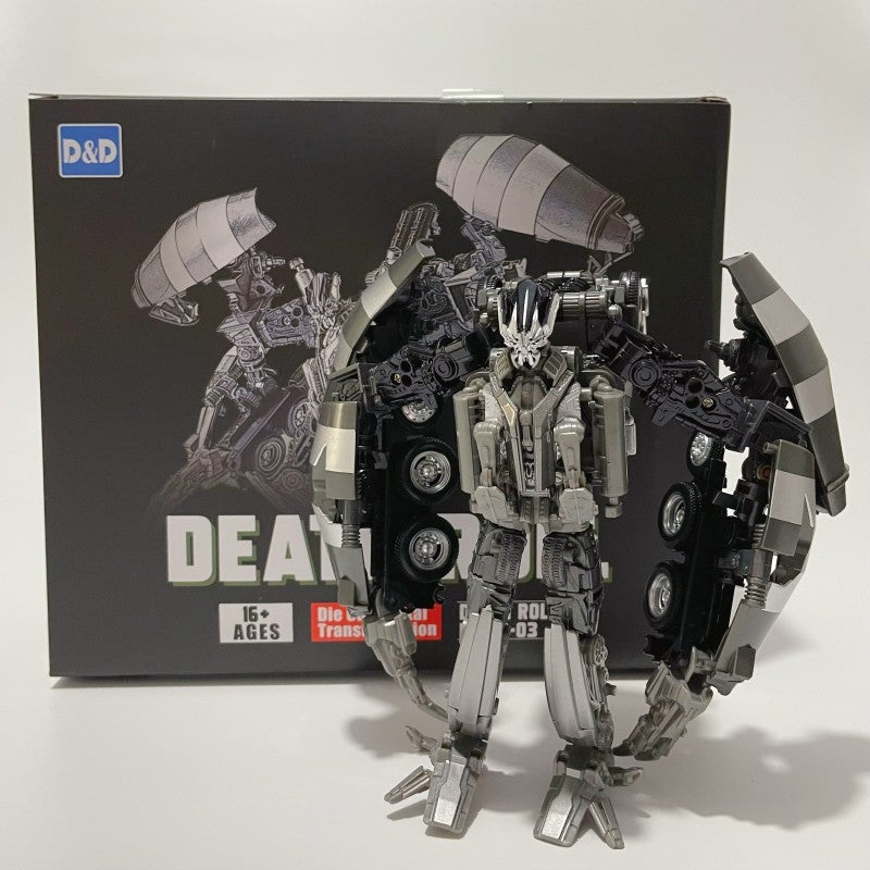 DD02 Anime Transformation Toys AOYI 8 EM 1 Boneco Articulado Maneiro Modelo Scrapper G1 KO SS60 Devastator Engenharia Carro Robô Menino
