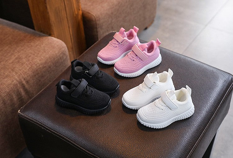 Spring Kid Shoes New Fashion Versatile Girl Sneakers Comfort Soft Sole Anti Slip Simple Boy Shoe Breathable Classic Casual Shoes