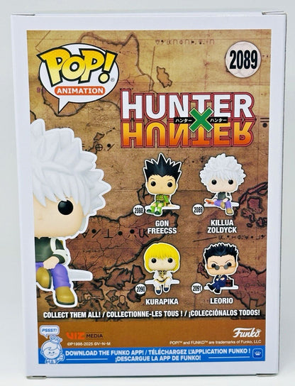 Funko Pop Killua Zoldyck (Sentado na Prateleira) Modelo de Ação Anime Hunter X Hunter Boneco de Vinil Edição Limitada Colecionável de Fã Natal