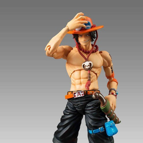 Anime One Piece Action Figure Zoro Luffy Ace Modelo Articulado Estátua Colecionável