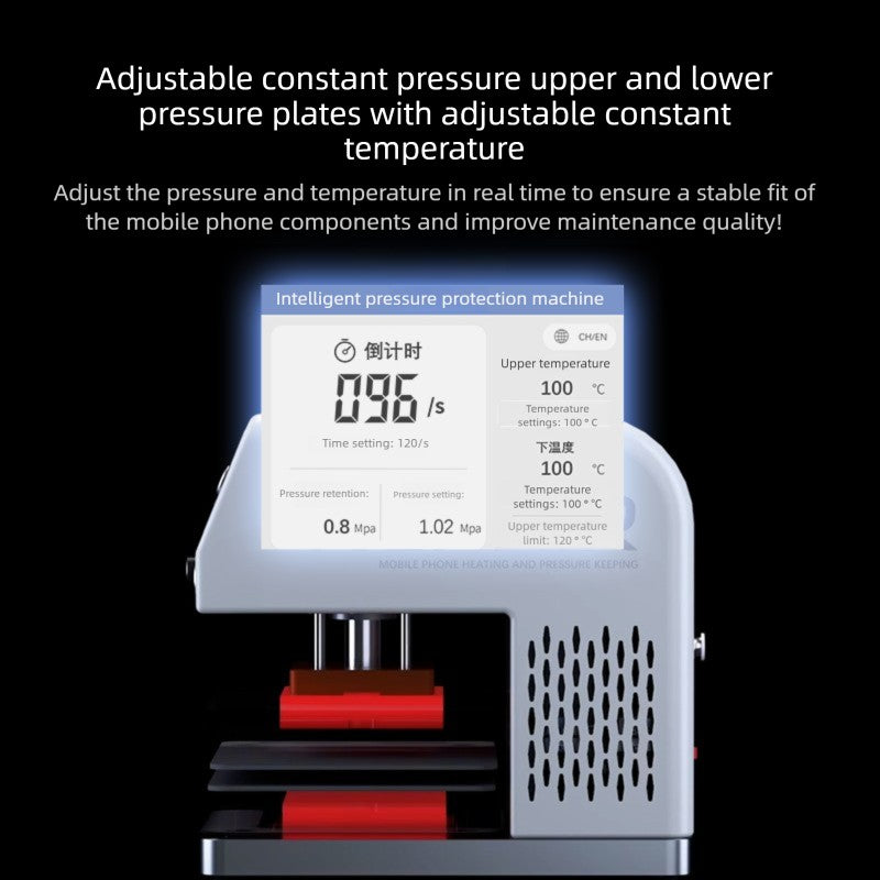 TBK-201P Intelligent Compression Machine Intelligent Pressure Hold Machine For Phone Cellphone Screen Repair Built-in Air Pump