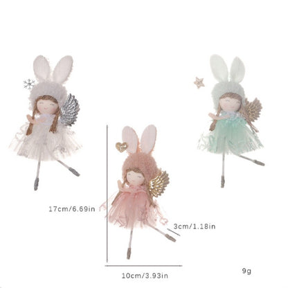 New Year 2024 Christmas Angel Dolls Xmas Tree Pendant Ornaments Navidad 2022 Christmas Decoration for Home Natal Gifts Noel Deco