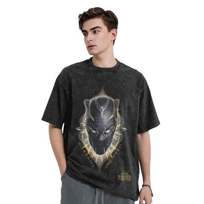Men's Frgrt T Shirt Black Panther 100% Cotton Clothing Humorous Short Sleeve Crew Neck Tee Shirt 6XL T-Shirts
