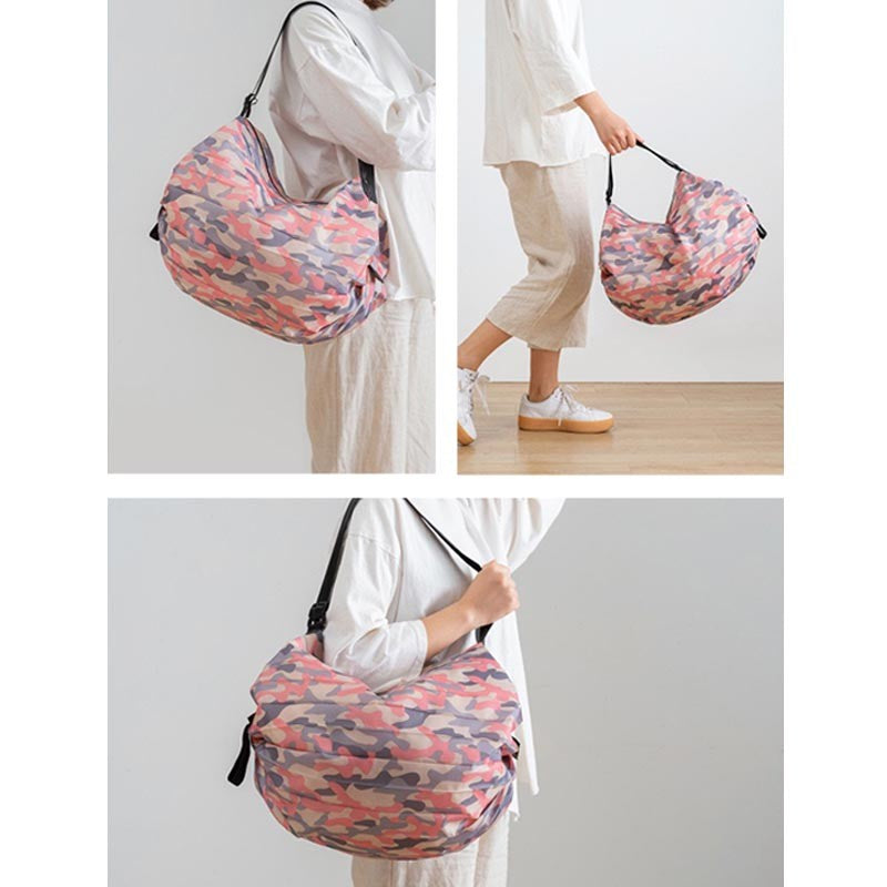 New Foldable Shopping Bag  Reusable Folding Bag Cloth Bags for Shopping Folding Shopper ZDGWD01