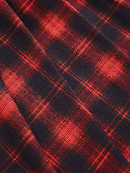 ROSEAGL Plus Size Plaid Patchwork Grommets PU Leather Stripes Asymmetrical Skirt Female Casual Large Size Women Y2K Skirts