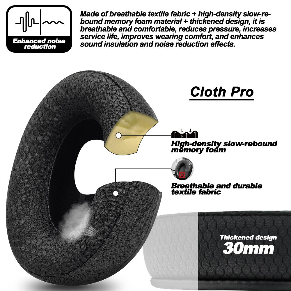 Replacement Foam Ear Pads for HyperX Cloud 123 Alpha, II,III,Stinger,Silver,Core,X,S,Pro Headphones memory foam Earpads Protein
