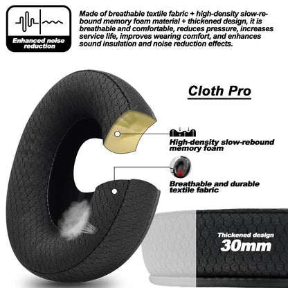 Replacement Foam Ear Pads for HyperX Cloud 123 Alpha, II,III,Stinger,Silver,Core,X,S,Pro Headphones memory foam Earpads Protein