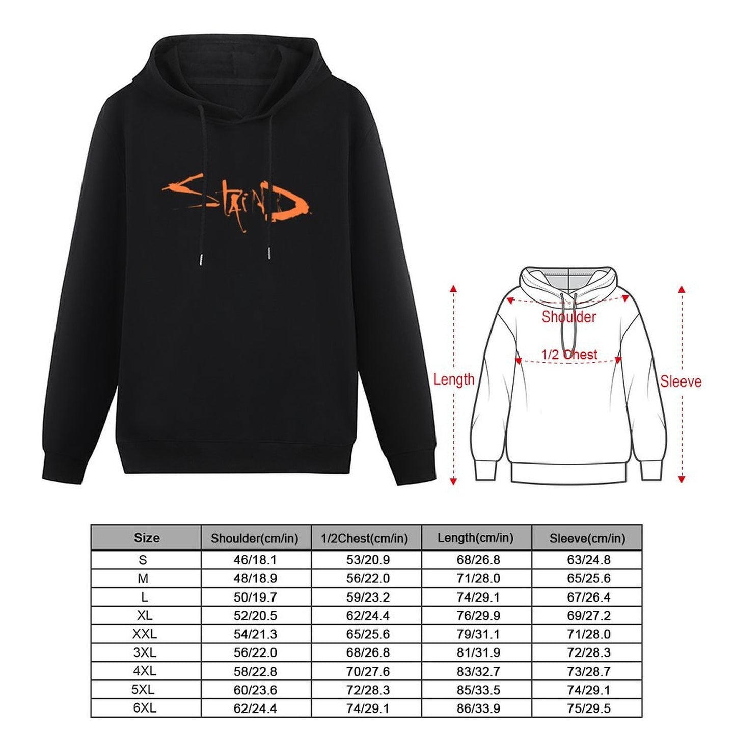 STAIND WHO YOU ARE Hoodie men's autumn clothes mens clothing korean style clothes men's sweat-shirt graphic hoodies