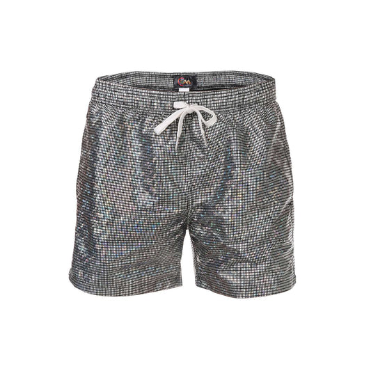 150g Mens Summer Beach Shorts Plus Size Glittering Swimming Boxer Underpants 100% Polyester Solid Plaid String Board Short