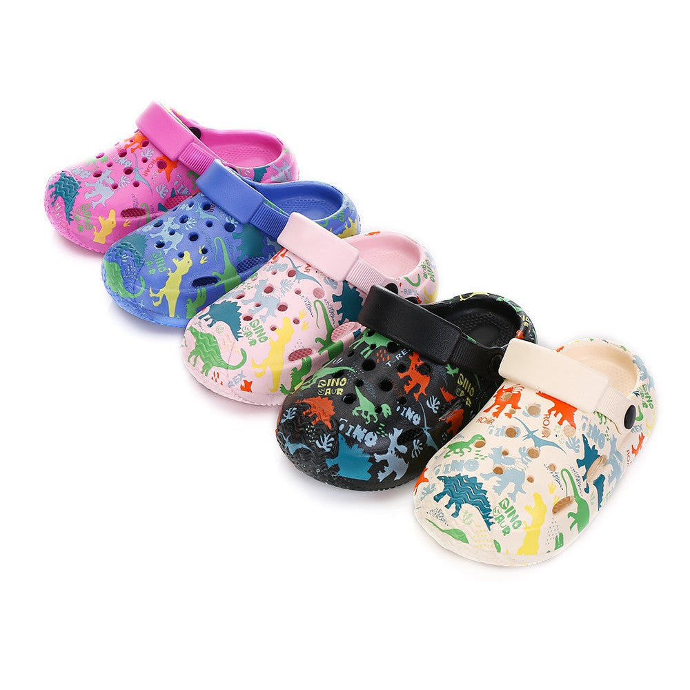 Boy Girls Sandals Cartoon Printed Shoe Toddler Shoes Soft Sole Slippers Kids Breathbale Summer Beach Shoe Toddler Shoes
