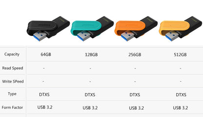 Pen Drive Kingston USB 3.2 Gen 1 Unidade Flash 64GB 128GB 256GB Disco Flash Mini Chave de Memória Original Pen Drive 3.2 para PC