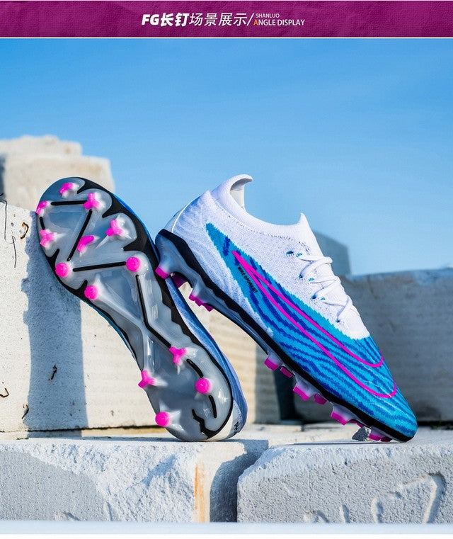 New Men Soccer Shoes Grass Professional Training Football Shoes Society Cleats Football Field Boots Fast Indoor Sneaker Non Slip