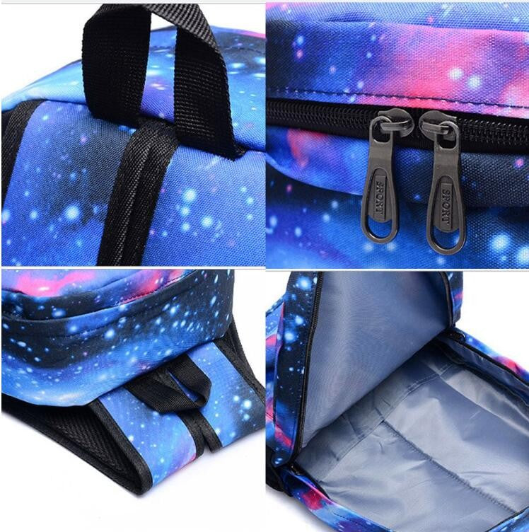 Novas Mochilas CR7 3 peças Estilo Simples Leves Meninos Meninas Bolsas Escolares Mochilas para Laptop de Grande Capacidade para Adolescentes Mochilas de Viagem para Mulheres e Homens