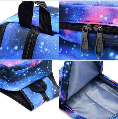 Novas Mochilas CR7 3 peças Estilo Simples Leves Meninos Meninas Bolsas Escolares Mochilas para Laptop de Grande Capacidade para Adolescentes Mochilas de Viagem para Mulheres e Homens